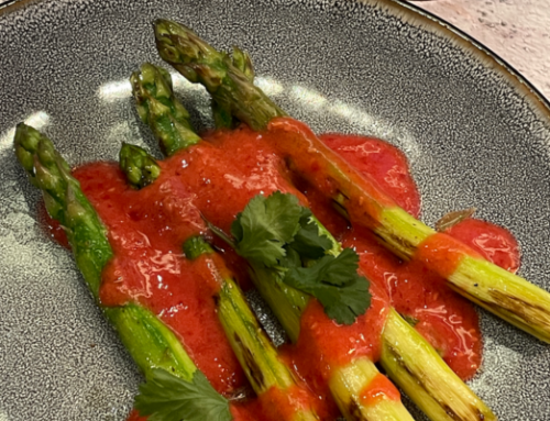 ASPERGES AUX FRAMBOISES